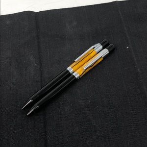 Pierre Cardin Yellow & Black Pen & Pencil Set